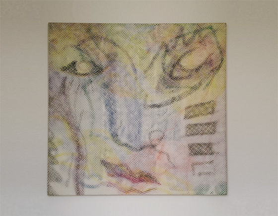 Sigmar Polke: Kopf, 1966, Öl auf Leinwand, 297,5 x 305 cm